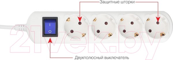 Изображение товара Удлинитель Power Cube PC-5B-5M