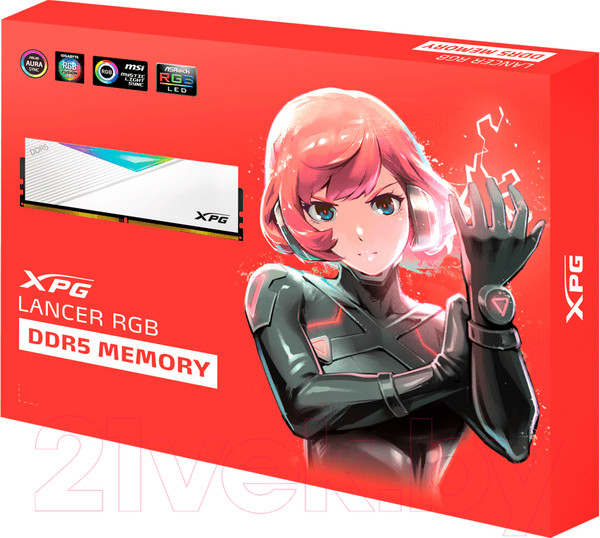 Изображение товара Оперативная память DDR5 A-data AX5U6400C3216G-DCLARWH