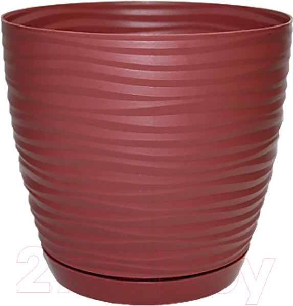 Изображение товара Кашпо Formplastic Sahara Petit FP-3042 (марсала)