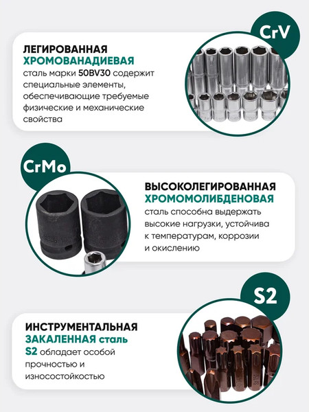 Изображение товара Универсальный набор инструментов RockForce RF-41082-5 Premium (26255)