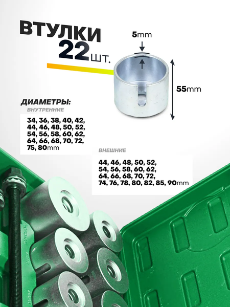 Изображение товара Набор автоинструмента RockForce RF-933T2 (26376)