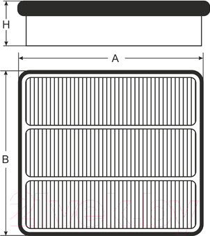 Изображение товара Воздушный фильтр SCT SB003