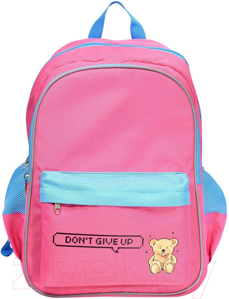 Изображение товара Школьный рюкзак Schoolformat Soft 2 Pixel Bear / РЮКМ2-ПКБ (бирюзовый)