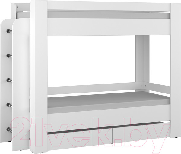 Изображение товара Двухъярусная кровать Премиум Зефир (белый)