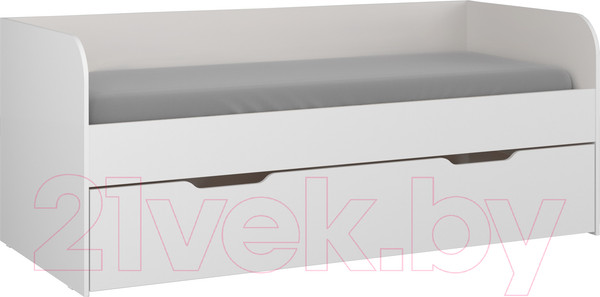 Изображение товара Двухъярусная выдвижная кровать Премиум Зефир (белый)