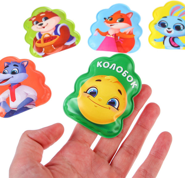 Изображение товара Набор игрушек для ванной Крошка Я Колобок / 9258577
