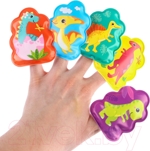 Изображение товара Набор игрушек для ванной Крошка Я Удивительный мир динозавров / 9258575