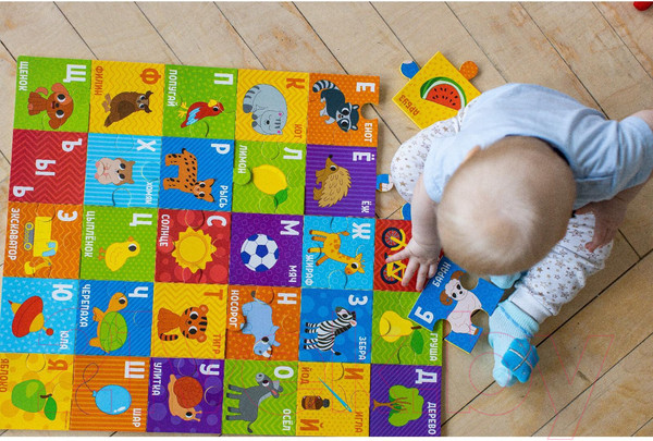 Изображение товара Коврик-пазл Крошка Я Алфавит / 5302627