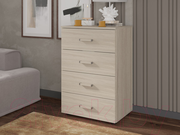 Изображение товара Комод Премиум КМ-04 (шимо светлый)