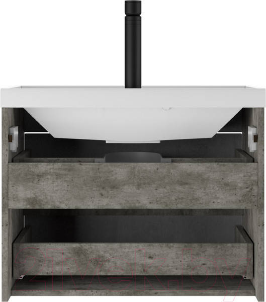 Изображение товара Тумба под умывальник Домино Bazis 70 Loft В2 (бетон)