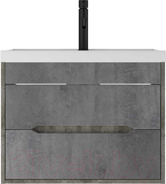 Изображение товара Тумба под умывальник Домино Bazis 70 Loft В2 (бетон)