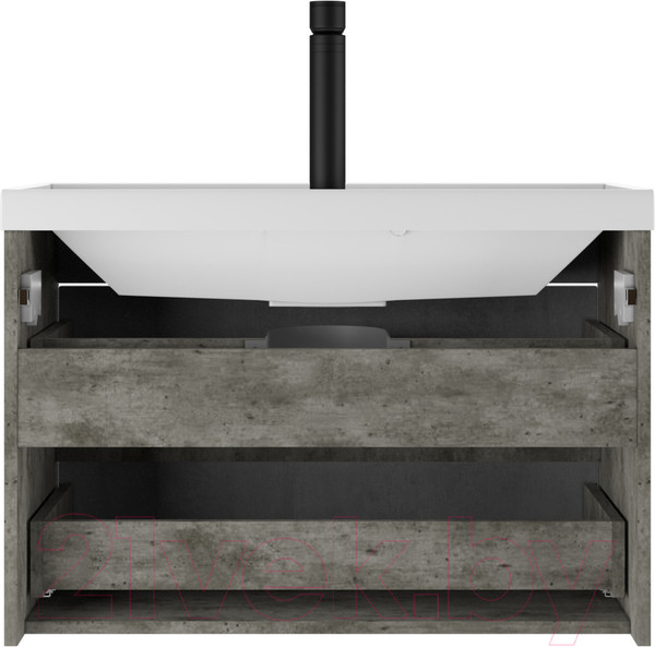 Изображение товара Тумба под умывальник Домино Bazis 80 Loft В2 (бетон)