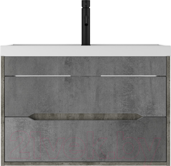 Изображение товара Тумба под умывальник Домино Bazis 80 Loft В2 (бетон)
