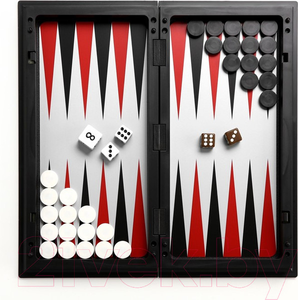 Изображение товара Набор настольных игр Sima-Land 3 в 1 Классика: шахматы, шашки, нарды, магнитная доска / 411297