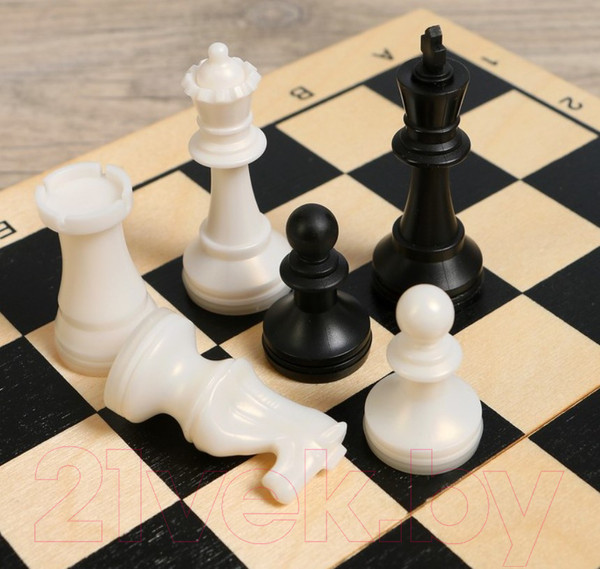 Изображение товара Набор настольных игр Sima-Land 2 в 1 Лучший: шахматы, шашки / 3877946