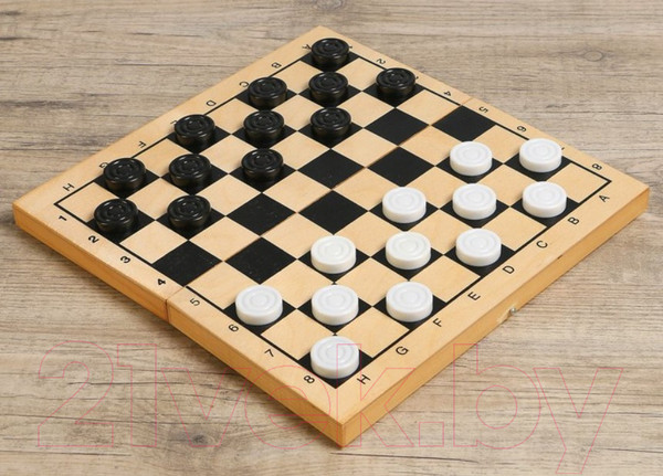 Изображение товара Набор настольных игр Sima-Land 2 в 1 Лучший: шахматы, шашки / 3877946