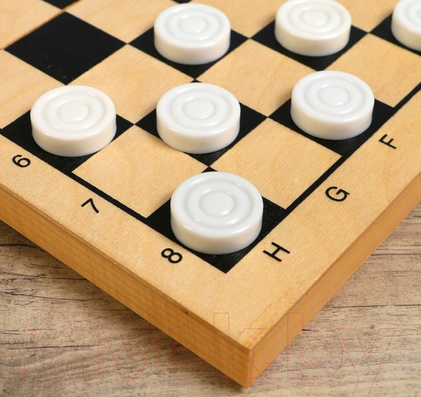 Изображение товара Набор настольных игр Sima-Land 2 в 1 Лучший: шахматы, шашки / 3877946