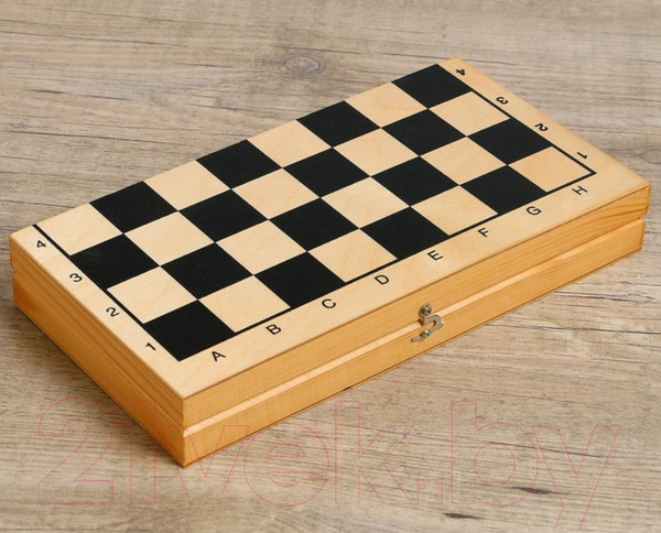 Изображение товара Набор настольных игр Sima-Land 2 в 1 Лучший: шахматы, шашки / 3877946