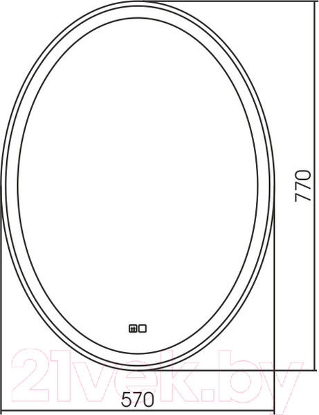 Изображение товара Зеркало Silver Mirrors Италия 57x77 / ФР-00001055