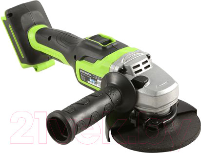 Изображение товара Угловая шлифовальная машина Greenworks GD24AGK4 бесщеточная 24V / 3200207UB (c АКБ 4Ач и ЗУ)