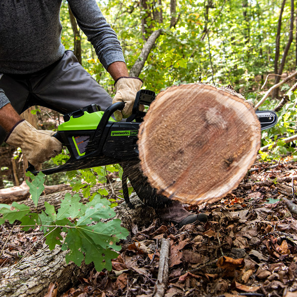 Изображение товара Пила цепная аккумуляторная Greenworks GD60CS25 бесщеточная 60V 40см / 2008907 (без АКБ и ЗУ)
