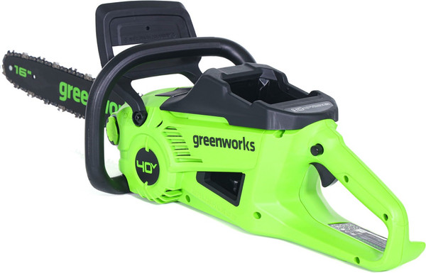 Изображение товара Пила цепная аккумуляторная Greenworks GD40CS20X бесщеточная 40V 40см / 2008807 (без АКБ и ЗУ)