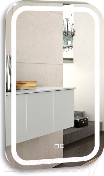 Изображение товара Зеркало Silver Mirrors Мальта 40x70 / LED-00002552