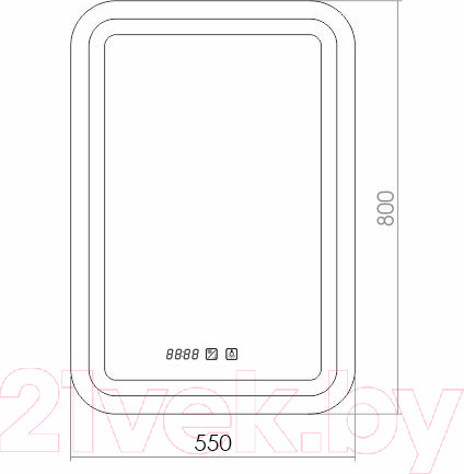 Изображение товара Зеркало Silver Mirrors Мальта 55x80 / ФР-00001216