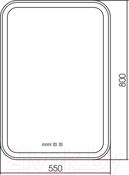 Изображение товара Зеркало Silver Mirrors Мальта 55x80 / ФР-00001216