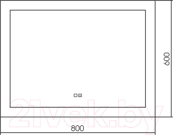 Изображение товара Зеркало Silver Mirrors Норма 2 80x60 / ФР-00001040