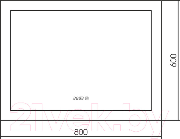 Изображение товара Зеркало Silver Mirrors Норма 4 80x60 / ФР-00001042