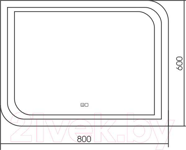 Изображение товара Зеркало Silver Mirrors Персей 80x60 / ФР-00001763