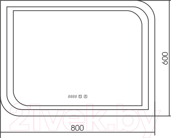 Изображение товара Зеркало Silver Mirrors Персей 80x60 / ФР-00001703