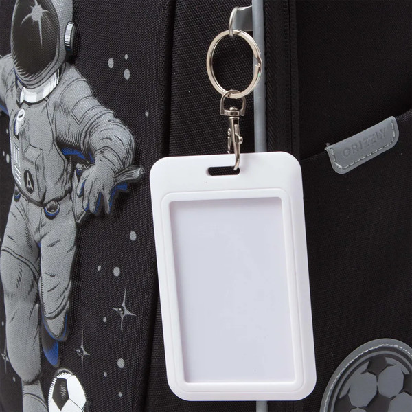 Изображение товара Школьный рюкзак Grizzly RAf-393-6 (черный/синий)