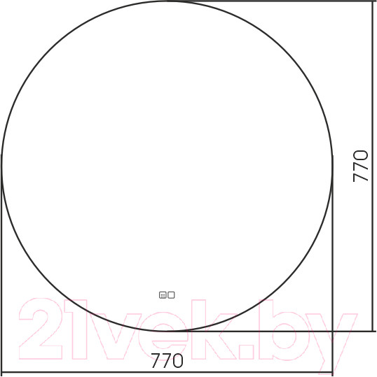 Изображение товара Зеркало Silver Mirrors Плаза D770 / LED-00002246
