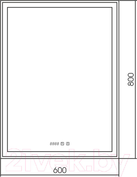 Изображение товара Зеркало Silver Mirrors Рига 60x80 / ФР-00001491