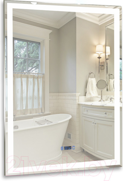 Изображение товара Зеркало Silver Mirrors Рига 60x80 / LED-00002633