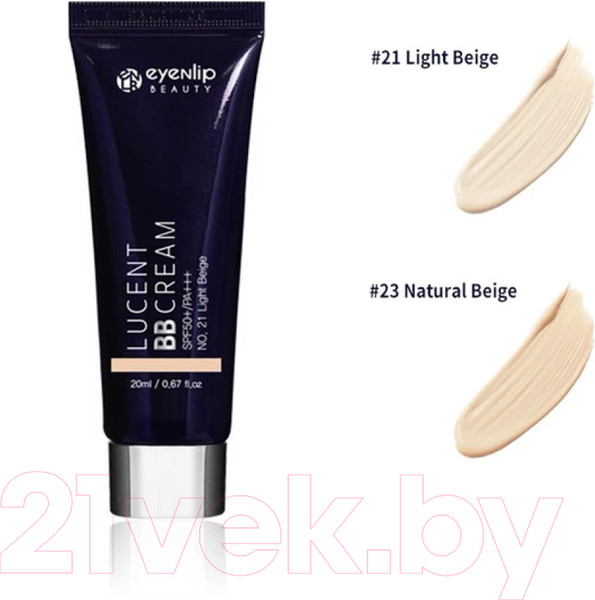 Изображение товара BB-крем Eyenlip Lucent BB Cream тон 21 Light Beige (50мл)