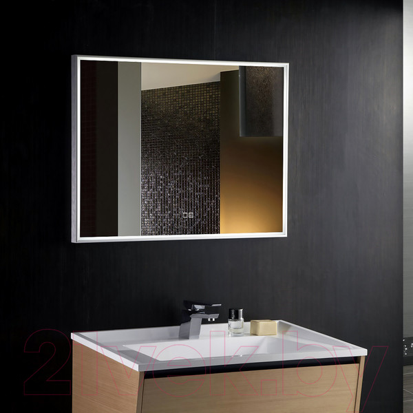 Изображение товара Зеркало Silver Mirrors Сантана 100x80 / LED-00002260