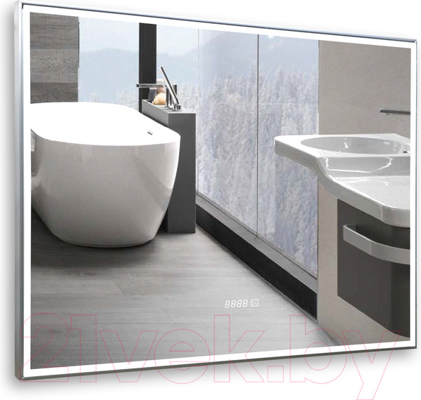 Изображение товара Зеркало Silver Mirrors Сантана 100x80 / LED-00002295