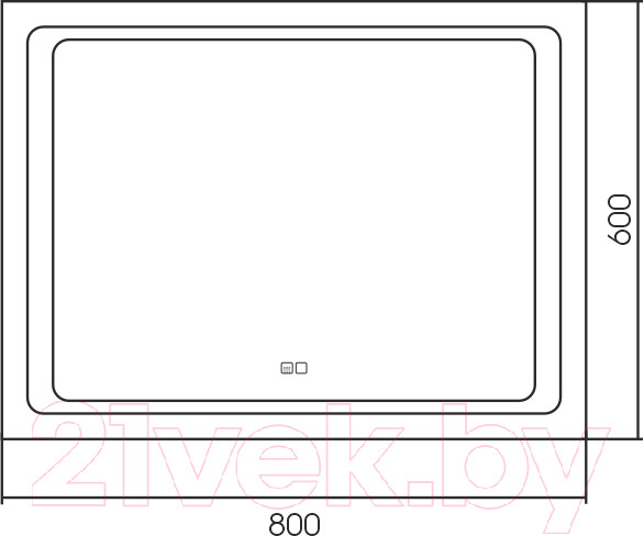 Изображение товара Зеркало Silver Mirrors Фортуна 80x60 / ФР-00001194