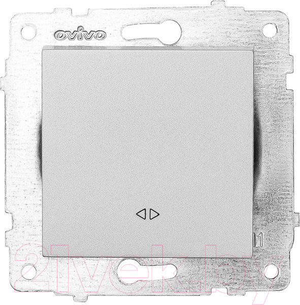 Изображение товара Выключатель Ovivo 600-000210-214 (серебристый)