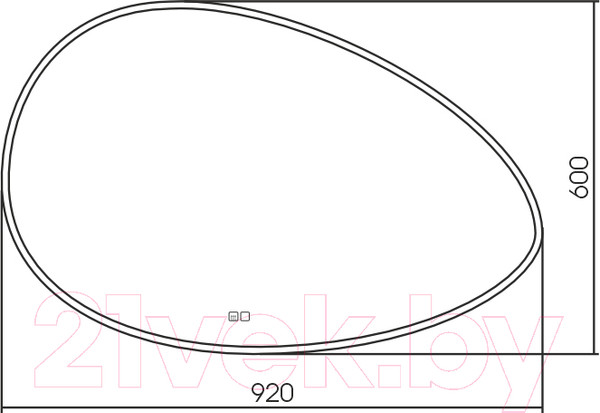 Изображение товара Зеркало Silver Mirrors Omega 92x60 / LED-00002672