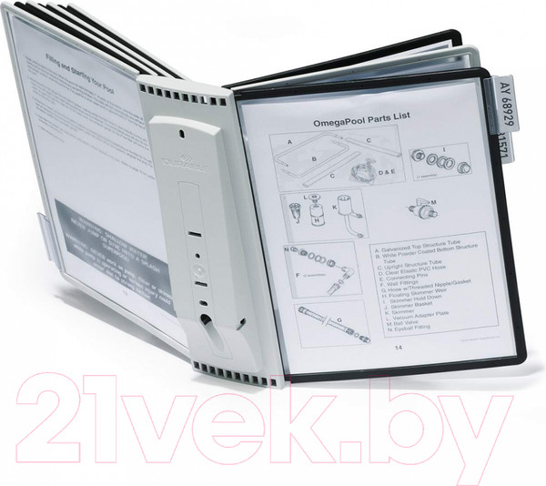 Изображение товара Информационная стойка Durable Sherpa / 563122 (серый/черный)