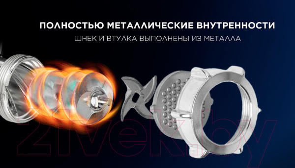 Изображение товара Мясорубка электрическая Sate RT-125 (черный)