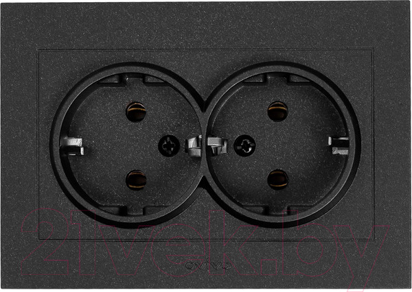Изображение товара Розетка Ovivo Grano 400-170300-907 (черный)
