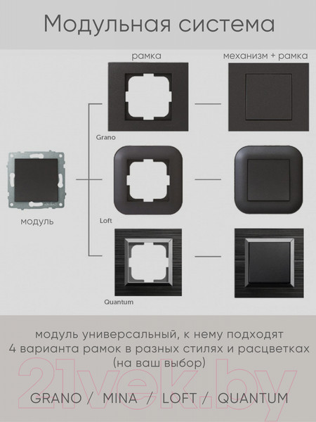 Изображение товара Розетка Ovivo 600-000317-225 (черный)