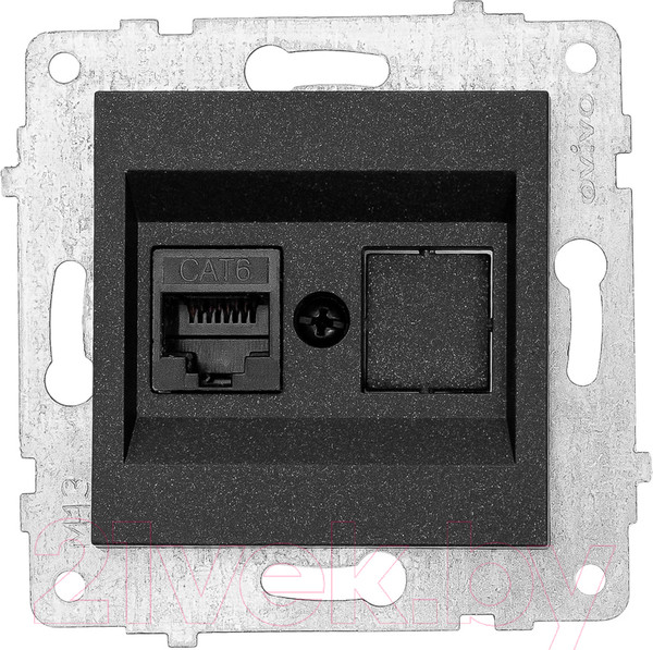 Изображение товара Розетка Ovivo 600-000317-229 (черный)