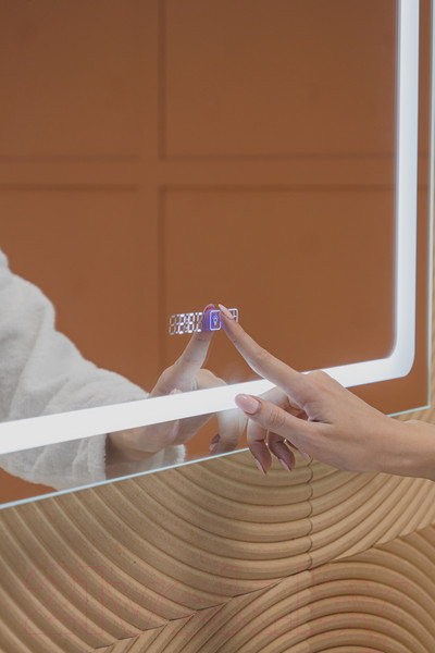 Изображение товара Зеркало Silver Mirrors Фортуна 80x60 / LED-00002489