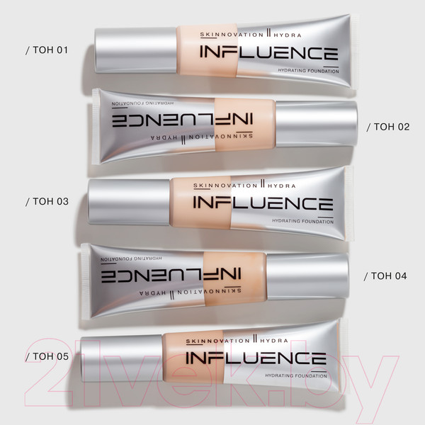 Изображение товара Тональный крем Influence Beauty Skinnovation Hydra тон 02 (25мл)